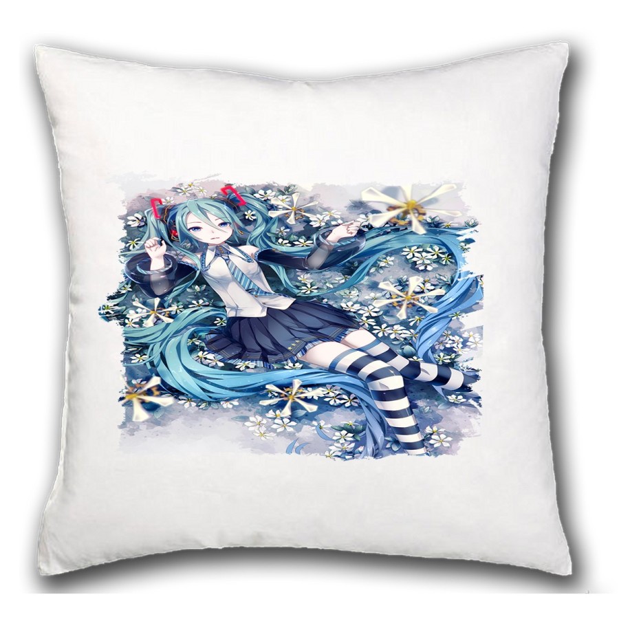 COJIN HATSUNE MIKU FLORES JARDIN hogar comodo personalizado