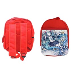 MOCHILA ROJA HATSUNE MIKU...