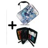 PACK MOCHILA Y ESTUCHE HATSUNE MIKU FLORES JARDIN material escolar
