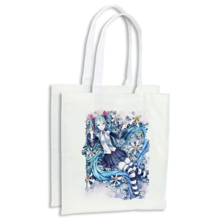 PACK BOLSAS HATSUNE MIKU FLORES JARDIN cocina compra personalizadas