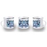TAZA METALICA HATSUNE MIKU FLORES JARDIN metal personalizada