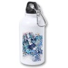 BIDON 400ML METALICO HATSUNE MIKU FLORES JARDIN para viaje y deporte