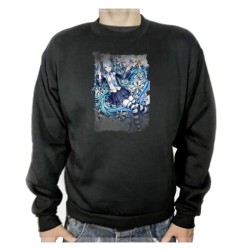 SUDADERA NEGRA HATSUNE MIKU...