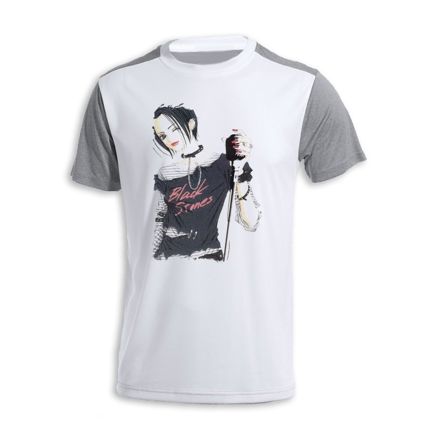 CAMISETA DISEÑO BICOLOR nana black stones anime serie punk rock personalizada