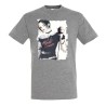 CAMISETA GRIS MEZCLA nana black stones anime serie punk rock moda verano personalizada
