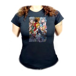 CAMISETA NEGRA MUJER...