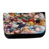 ESTUCHE NECESER DE LONA NANATSU NO TAIZAI SIETE PECADOS unisex negro monedero billetera