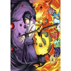 TAZA MÁGICA SASUKE Y NARUTO SHARINGAN personalizada