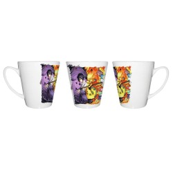 TAZA CÓNICA SASUKE Y NARUTO...