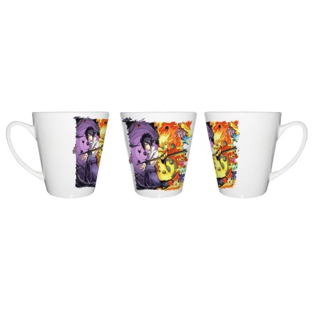 TAZA CÓNICA SASUKE Y NARUTO SHARINGAN conica personalizada