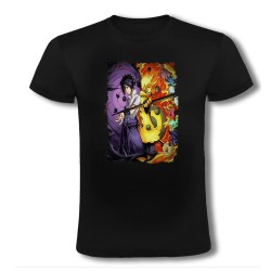 CAMISETA NEGRA SASUKE Y...