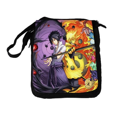 BANDOLERA REPORTERO MEDIANA BOLSO SASUKE Y NARUTO SHARINGAN bolsa mochila hombro