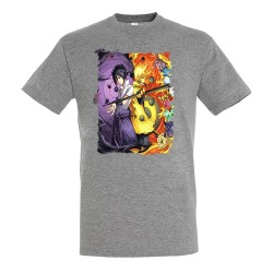 CAMISETA GRIS MEZCLA SASUKE...