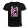 CAMISETA NEGRA genshin impact shogun raiden ei yae miko moda verano personalizada