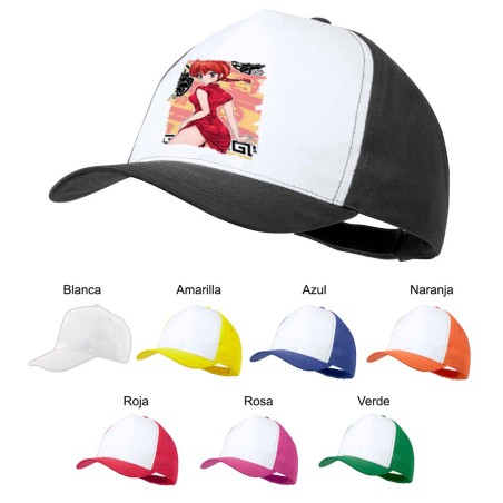 GORRA COLORES ranma 1/2 serie amor humor ecchi color personalizada