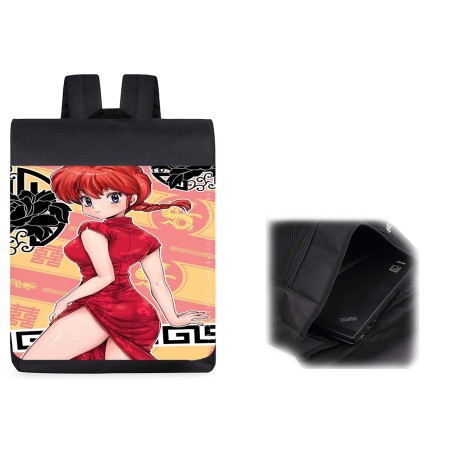 PACK MOCHILA Y ESTUCHE ranma 1/2 serie amor humor ecchi material escolar