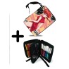 PACK MOCHILA Y ESTUCHE ranma 1/2 serie amor humor ecchi material escolar