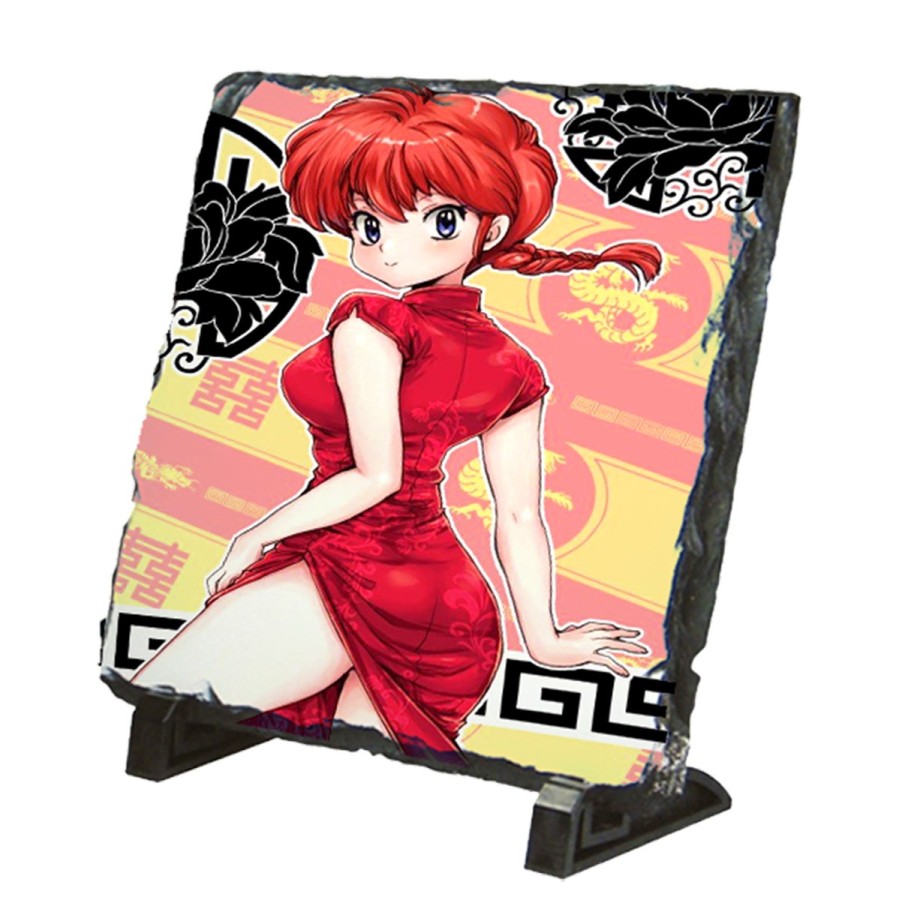 PLACA PIZARRA ranma 1/2 serie amor humor ecchi portafotos portafoto