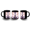 TAZA COMPLETAMENTE NEGRA sailor moon luna personaje anime guerrera personalizada
