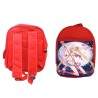 MOCHILA ROJA sailor moon luna personaje anime guerrera colegio picnic excursión deporte niños