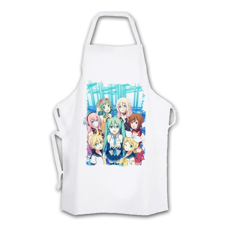 DELANTAL grupo musical vocaloid hatsune miku cocina personalizado