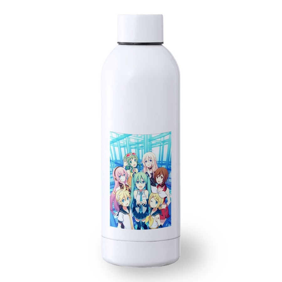 BIDON 500 ML ACERO INOXIDABLE grupo musical vocaloid hatsune miku deporte deportivo botella senderismo