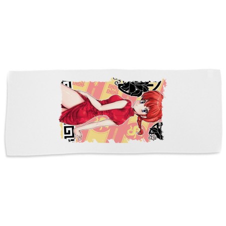 TOALLA GIMNASIO GYM ABSORBENTE ranma 1/2 serie amor humor ecchi suave con bolsita
