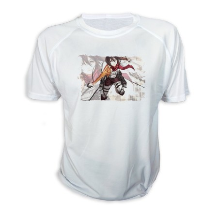 CAMISETA MIKASA ATAQUE A LOS TITANES personalizada