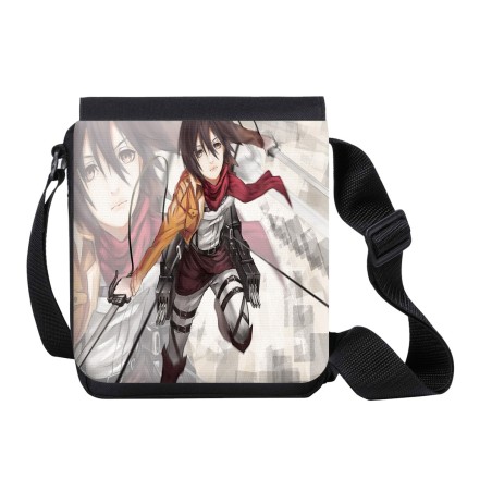 BANDOLERA PEQUEÑA MIKASA ATAQUE A LOS TITANES bolso personalizada