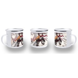 TAZA METALICA MIKASA ATAQUE...