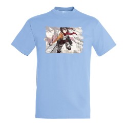 CAMISETA AZUL CIELO MIKASA...