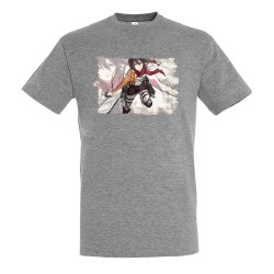 CAMISETA GRIS MEZCLA MIKASA...