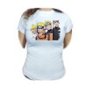 CAMISETA MUJER NARUTO EDADES PERSONAJE moda personalizada