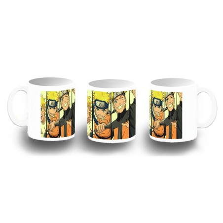 TAZA FOTOLUMINISCENTE NARUTO EDADES PERSONAJE BRILLA OSCURIDAD