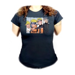 CAMISETA NEGRA MUJER NARUTO...