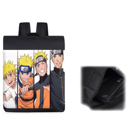 PACK MOCHILA Y ESTUCHE NARUTO EDADES PERSONAJE material escolar