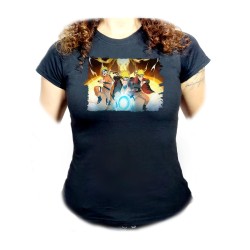 CAMISETA NEGRA MUJER NARUTO...