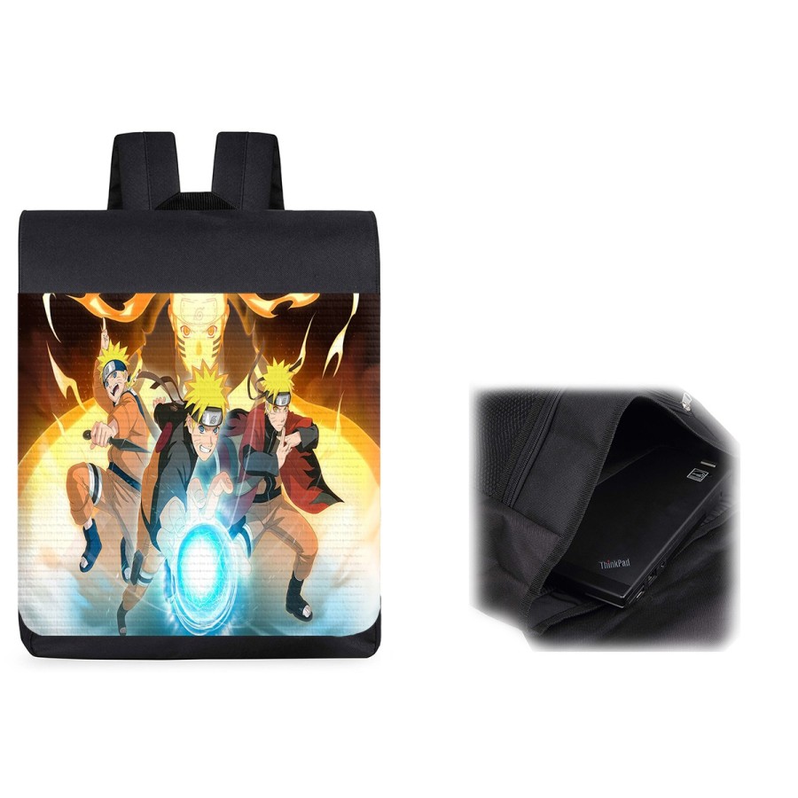 PACK MOCHILA Y ESTUCHE NARUTO FORMAS PODERES NINJA STORM material escolar