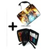 PACK MOCHILA Y ESTUCHE NARUTO FORMAS PODERES NINJA STORM material escolar