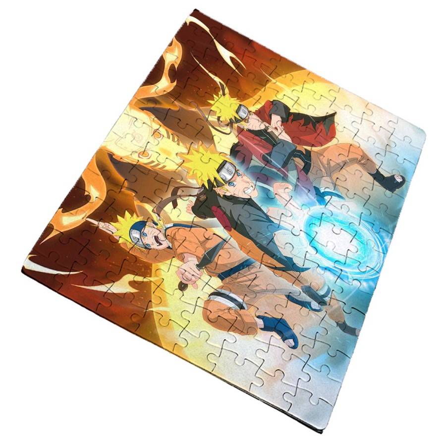 PUZZLE DE TAMAÑO Y PIEZAS A ELEGIR NARUTO FORMAS PODERES NINJA STORM rompecabezas educativo puzle