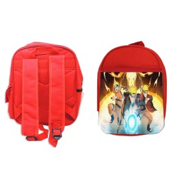 PACK MOCHILA ROJA Y ESTUCHE...