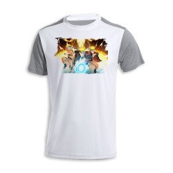 CAMISETA DISEÑO BICOLOR...