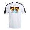 CAMISETA TÉCNICA FRANJA MANGAS NEGRA NARUTO FORMAS PODERES NINJA STORM personalizada