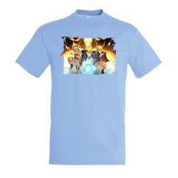 CAMISETA AZUL CIELO NARUTO...