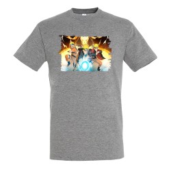 CAMISETA GRIS MEZCLA NARUTO...