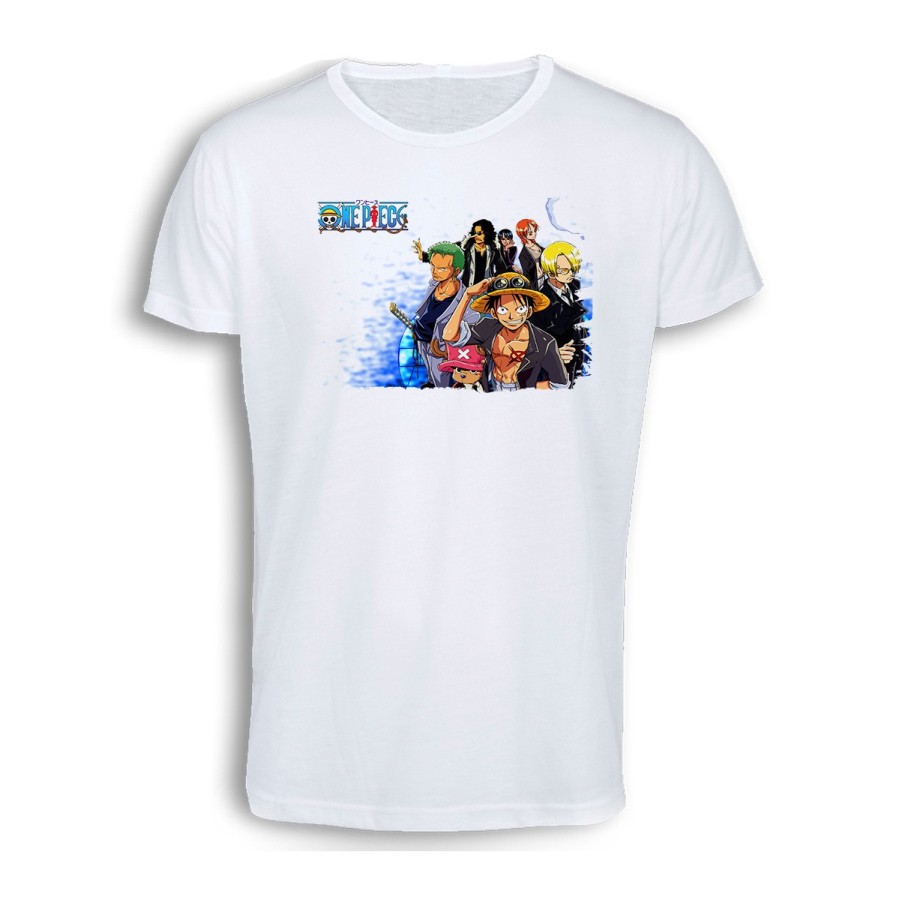 CAMISETA TACTO ALGODÓN ONEPIECE PERSONAJES PRINCIPALES cómoda personalizada