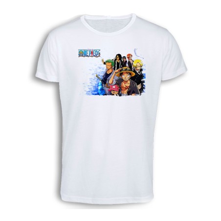 CAMISETA TACTO ALGODÓN ONEPIECE PERSONAJES PRINCIPALES cómoda personalizada
