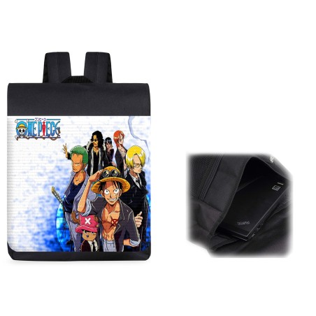 PACK MOCHILA Y ESTUCHE ONEPIECE PERSONAJES PRINCIPALES material escolar
