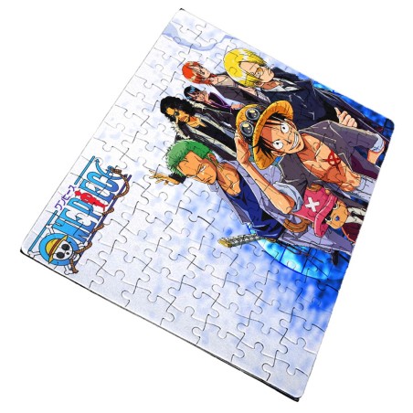 PUZZLE DE TAMAÑO Y PIEZAS A ELEGIR ONEPIECE PERSONAJES PRINCIPALES rompecabezas educativo puzle