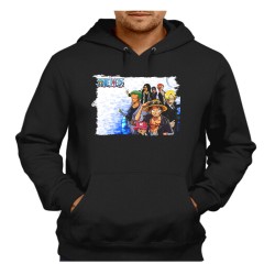 SUDADERA NEGRA CON CAPUCHA...